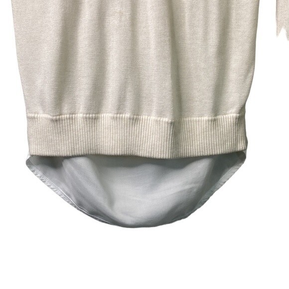 Lululemon Unity Pullover Sweater Back Drop Cashmere Blend Ivory Long Sleeve - Picture 5 of 12